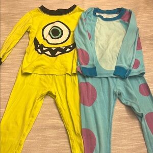 Disney Toddler Monster Inc Pajama Set Bundle